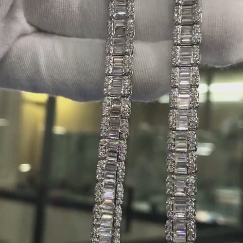 Lab Grown Diamond Tennis Necklaces