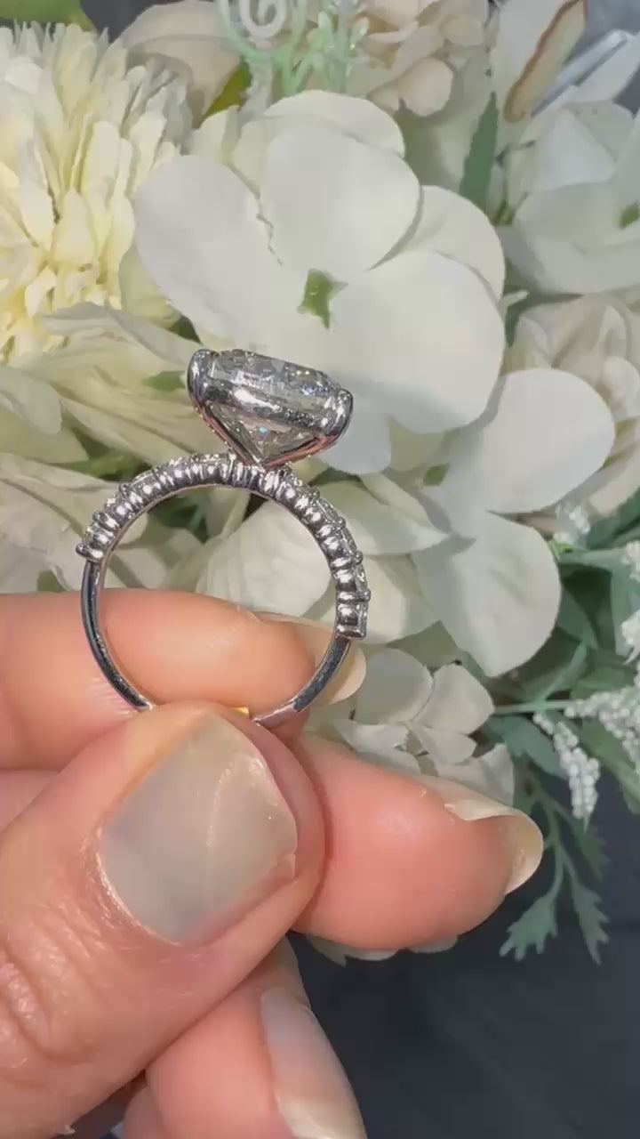 Amada Diamonds Presentation Box with Ashoka Cut Lab Diamond Ring
