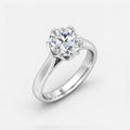 IGI Certified 2.00ct E/VS Round Lab Diamond Solitaire Engagement Ring in Gold & Platinum
