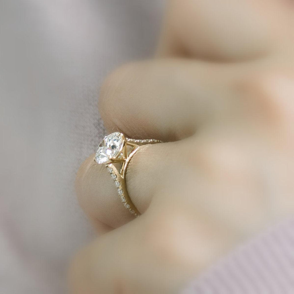 IGI Certified 5.50Ct Huge Round Diamond Engagement Ring Platinum / Gold