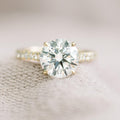 IGI Certified 5.50Ct Huge Round Diamond Engagement Ring Platinum / Gold