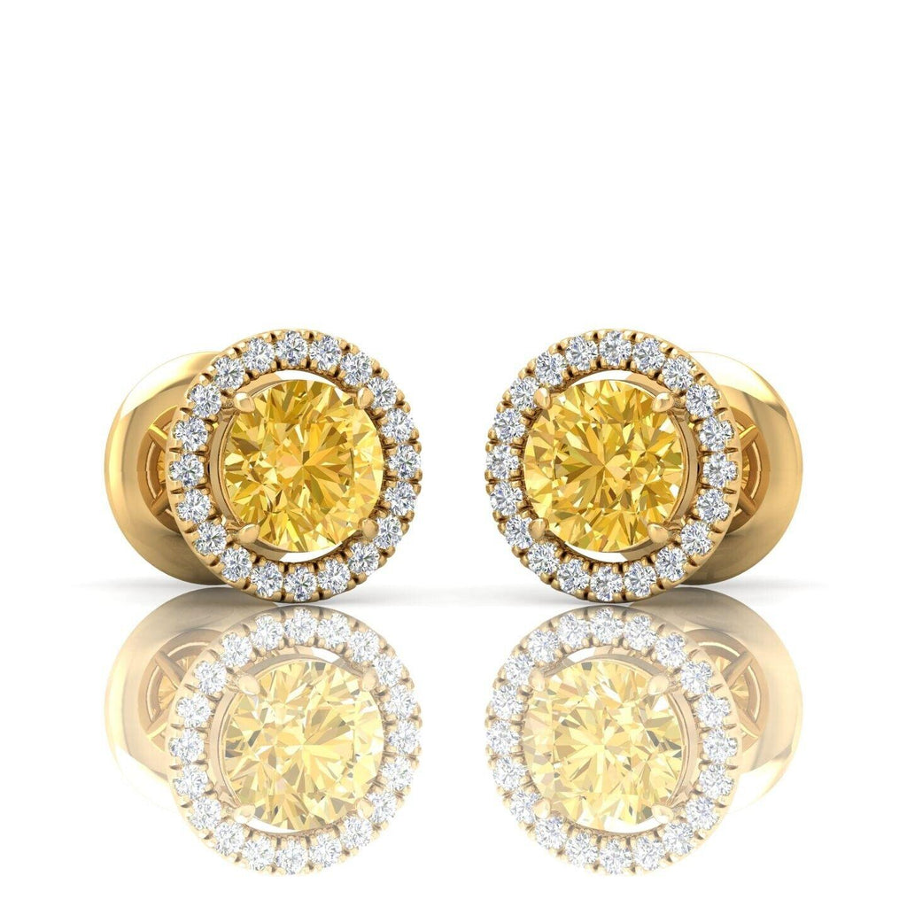 fancy diamond Earring
