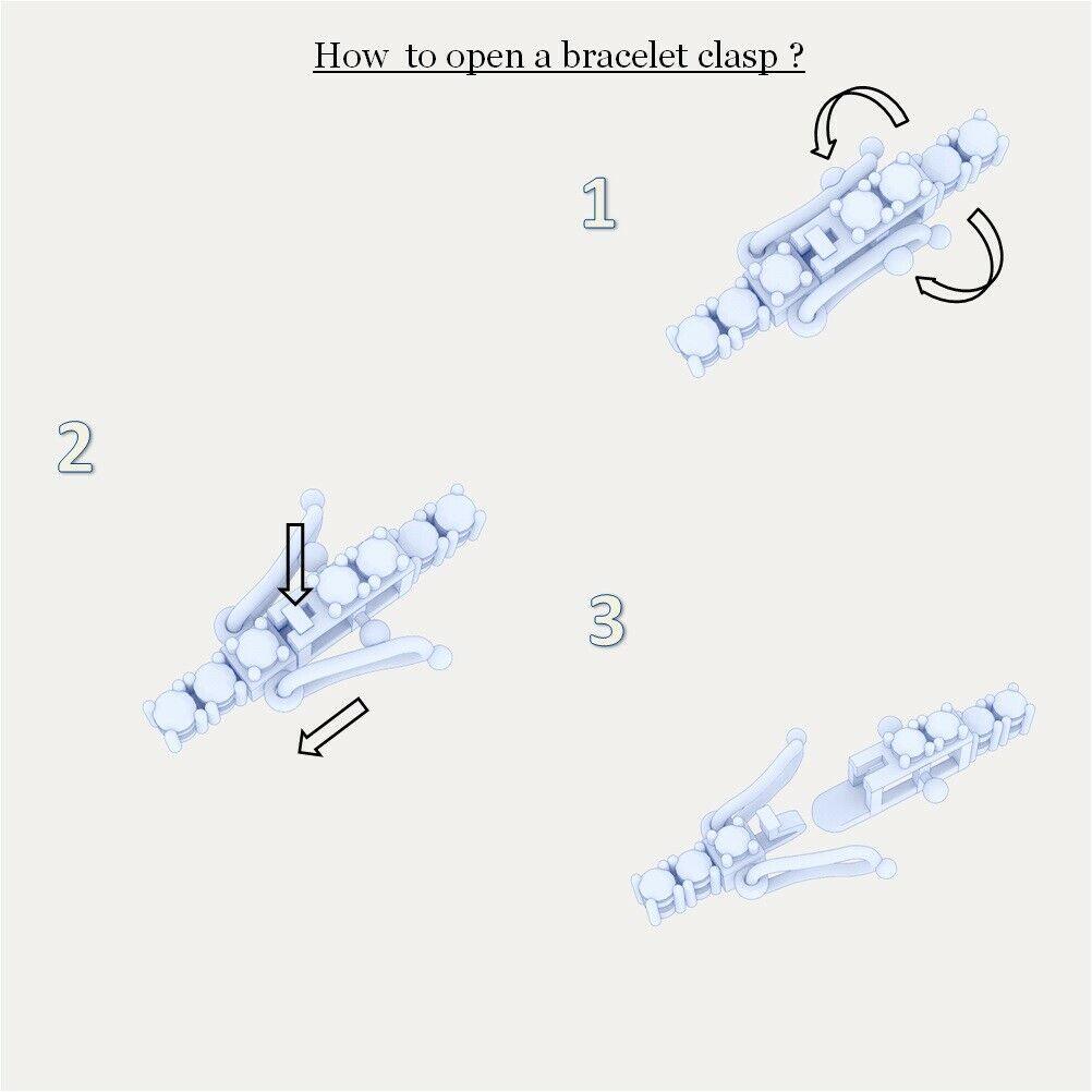 12.00ct Round Diamond Tennis Bracelet - Platinum (Angle View 4)