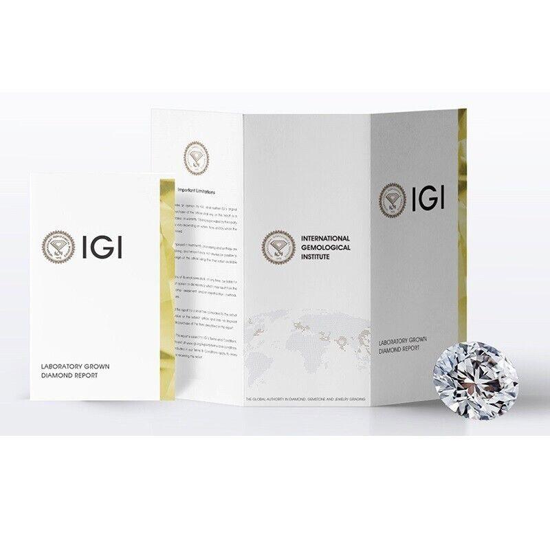 IGI Certified Cushion Diamond Solitaire Pendant Necklace for Women in 18k Gold 1.00Ct