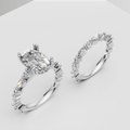 Customise Order - IGI Certified Diamond Oval Cut Double Hidden Halo Engagement Ring