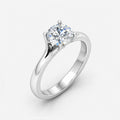 IGI Certified 2.00 Carat E/VS Round Solitaire Claw Set Engagement Ring in Gold & Platinum