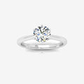 IGI Certified 2.00 Carat E/VS Round Solitaire Six Claw Set Engagement Ring in Gold & Platinum