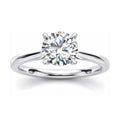 1.00CT D/VS Classic Round Diamond Solitaire Engagement Ring