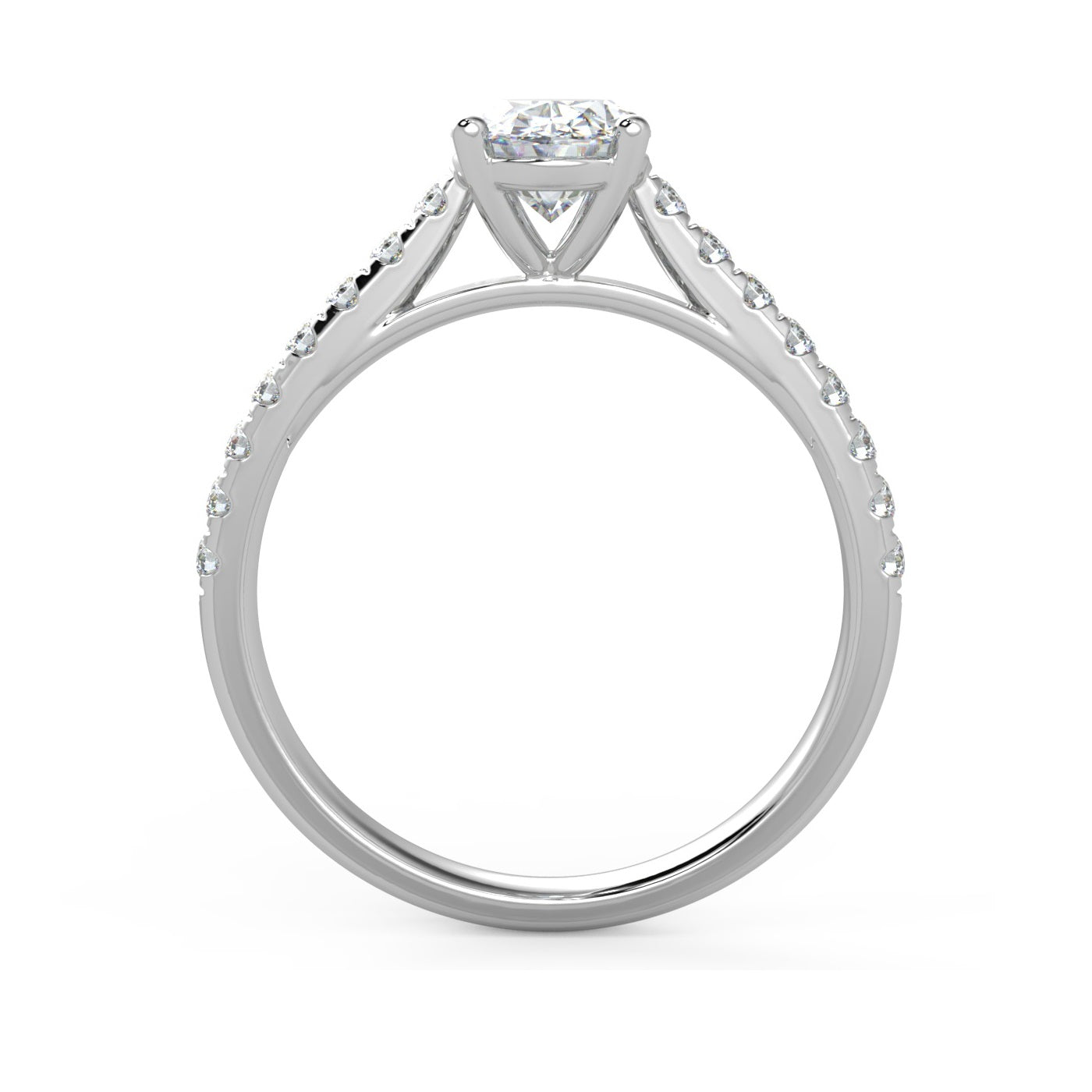 Clearance ! E/VS 2.50Ct IGI Certified Oval Diamond Engagement Ring