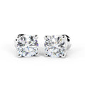 Clearance ! Hugh Round Diamond Stud Earrings in 18k Gold - 3.62Carat