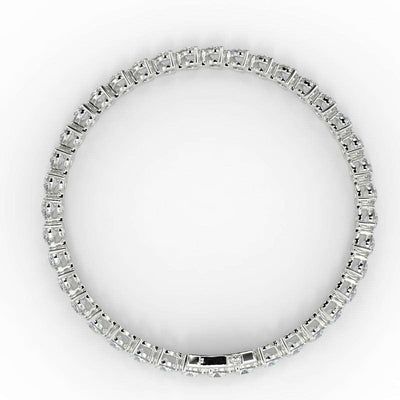 3 Prong Diamond Tennis Bracelet for Womens in 18k Gold & Platinum F/VS 2.00ct - 5.00ct