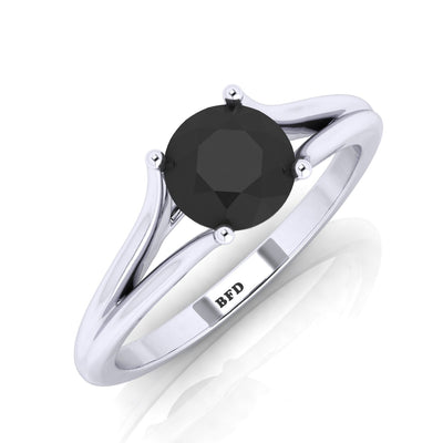 Black Diamond Engagement Ring 2 ct tw 14K White Gold | Jared