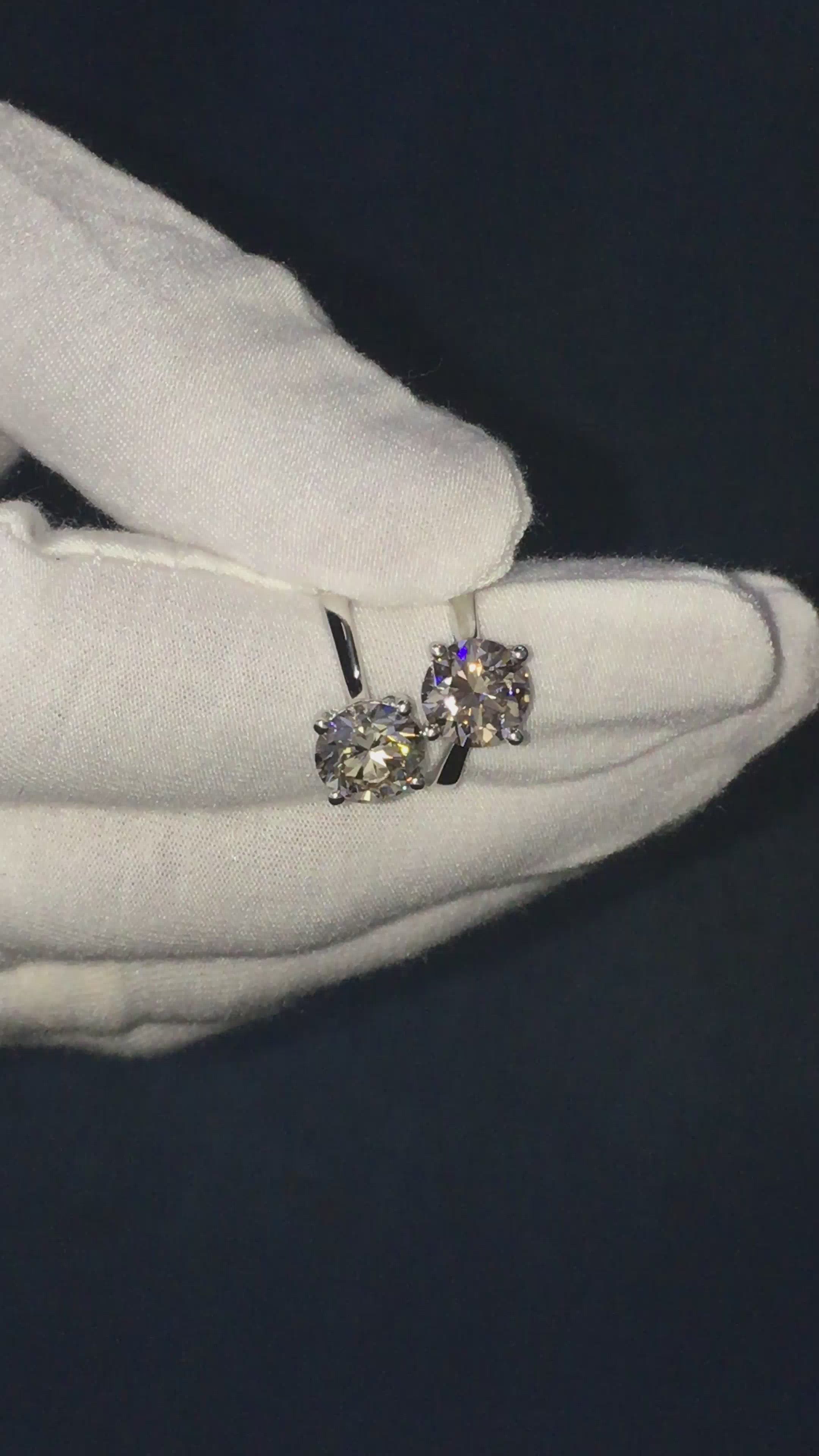 Special Offer ! 2.65CT H/VVS Huge Round Diamond Solitaire Engagement Ring in Platinum