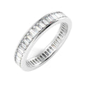 Special Deal..! 1.00 Ct D/VS Baguette Diamond Full Eternity Ring in Hallmarked 18k Gold