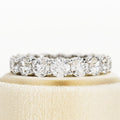 Round Diamond Claw Set Full Eternity Ring for Women's - 4.00Ct - 6.00Ct - D/VS