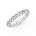 0.50 Ct Natural Round  Diamond Wedding Ring For Her