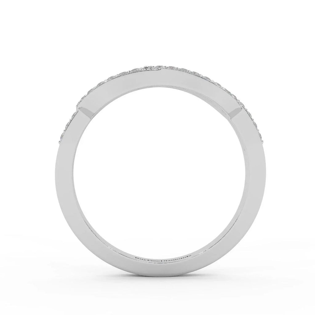 Natural Round Diamond Infinity Eternity Ring Band - 0.40 Carat