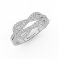 Natural Round Diamond Infinity Eternity Ring Band - 0.40 Carat