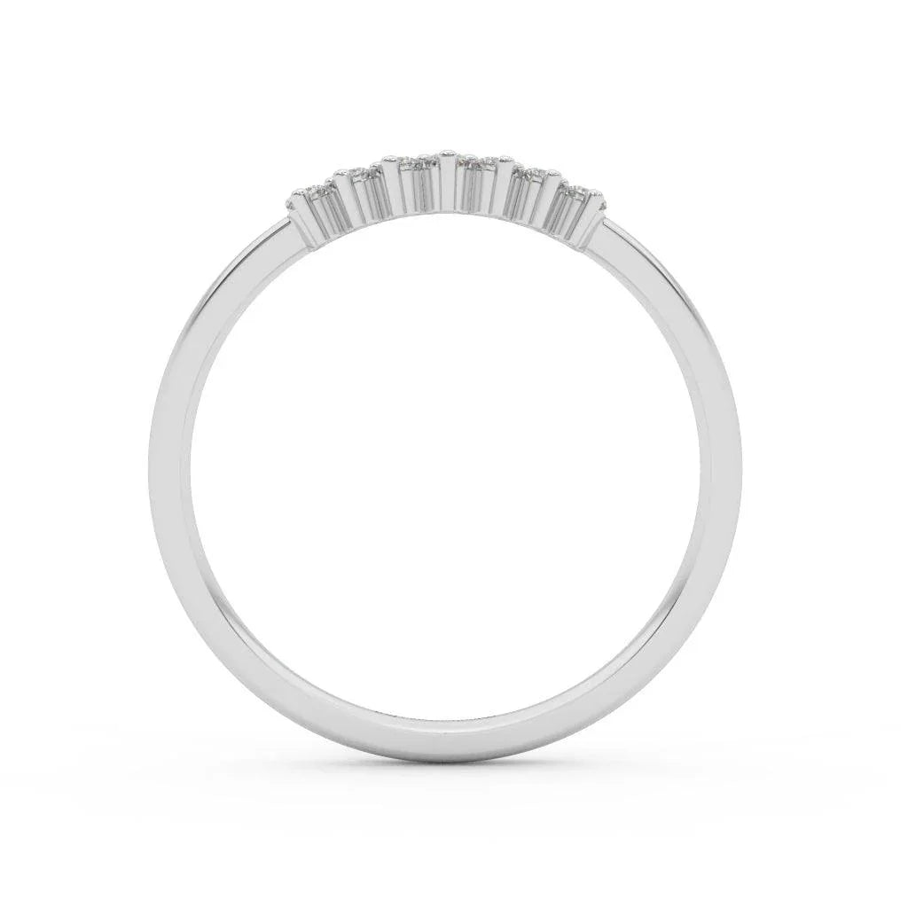 Petite Round Cut Diamond Women's Eternity Ring - 0.15 Carat