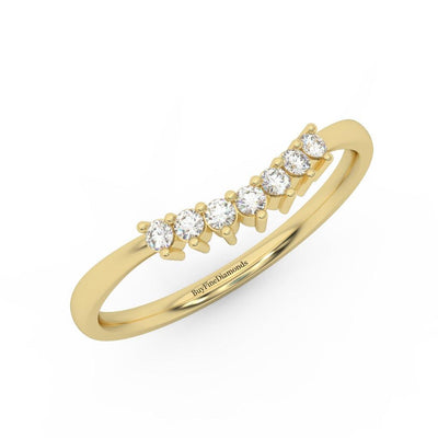 Petite Round Cut Diamond Women's Eternity Ring - 0.15 Carat