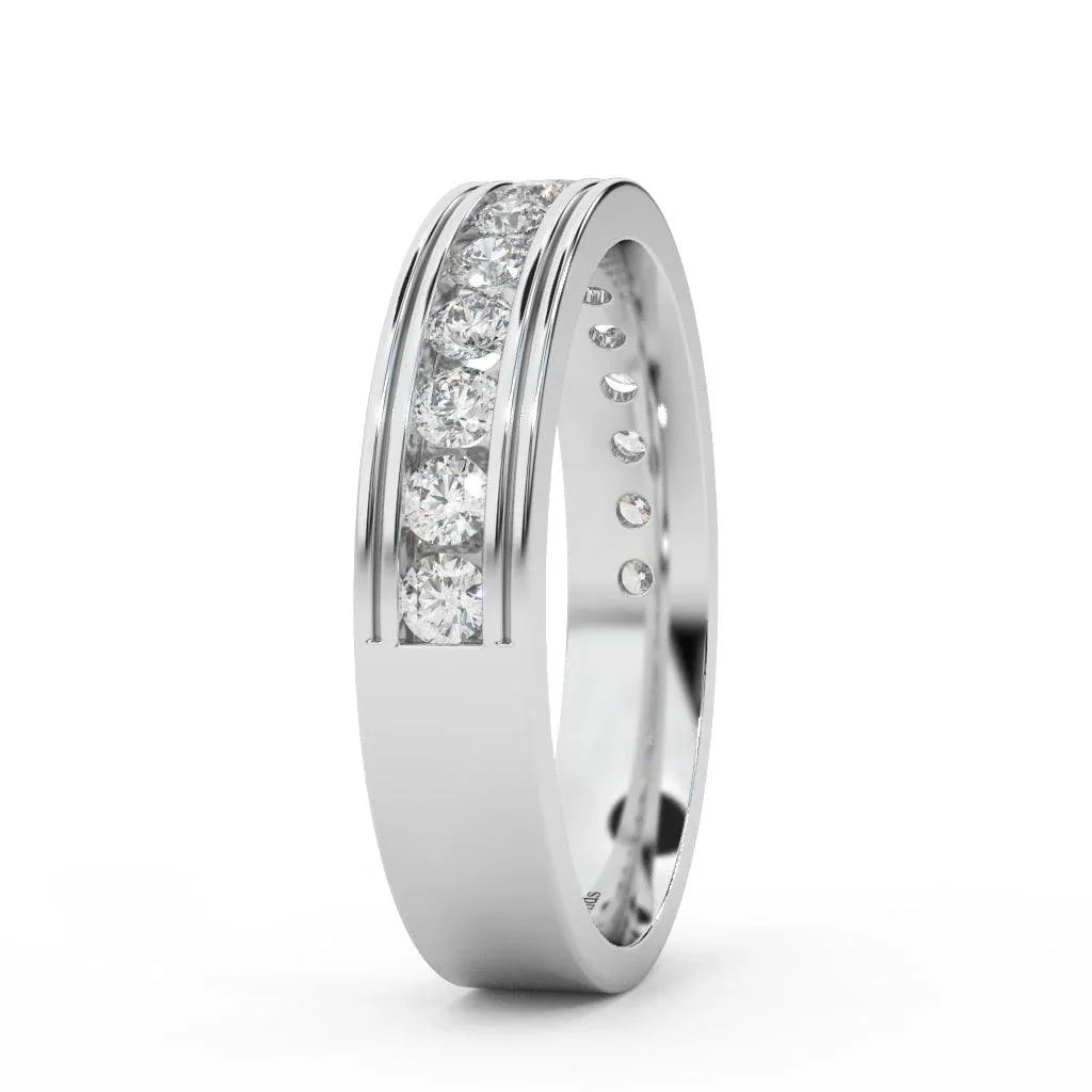 Diamond Ring, stackable Ring, Engagement Ring, Wedding Ring, Eternity Ring, Anniversary Ring, Gold Ring, Women’s Ring, Ring for Women, Ring for Her, Micro Pave Set, Claw Set, Channel Set, Matching Band Ring 