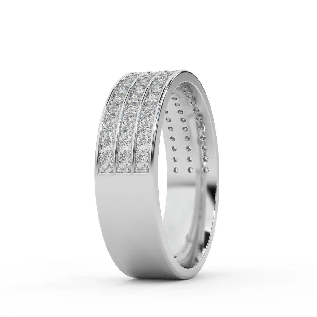Diamond Ring, stackable Ring, Engagement Ring, Wedding Ring, Eternity Ring, Anniversary Ring, Gold Ring, Women’s Ring, Ring for Women, Ring for Her, Micro Pave Set, Claw Set, Channel Set, Matching Band Ring 