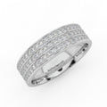 Diamond Ring, stackable Ring, Engagement Ring, Wedding Ring, Eternity Ring, Anniversary Ring, Gold Ring, Women’s Ring, Ring for Women, Ring for Her, Micro Pave Set, Claw Set, Channel Set, Matching Band Ring 