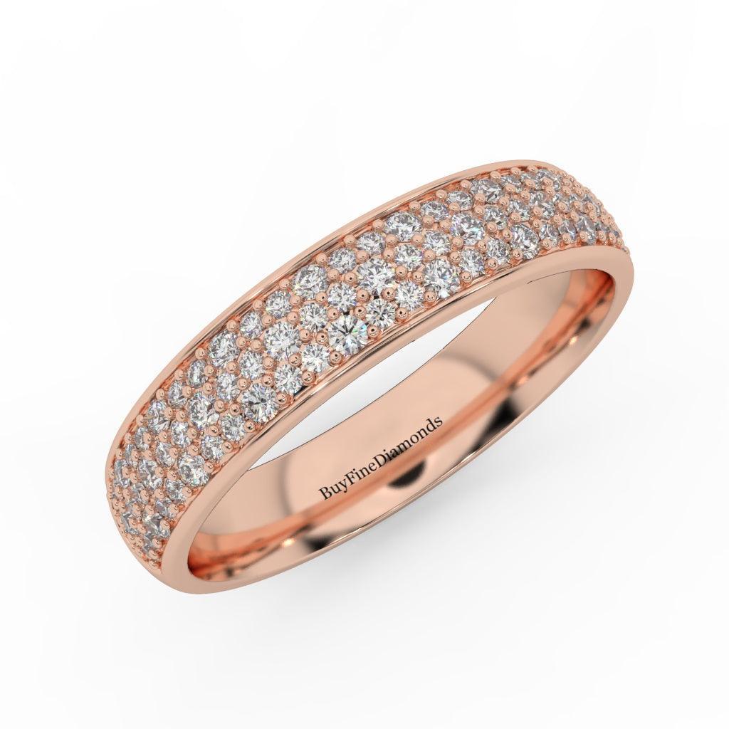 Diamond Ring, stackable Ring, Engagement Ring, Wedding Ring, Eternity Ring, Anniversary Ring, Gold Ring, Women’s Ring, Ring for Women, Ring for Her, Micro Pave Set, Claw Set, Channel Set, Matching Band Ring 
