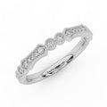 Elegant Diamond Stacking Wedding Band Ring - 0.25 Carat
