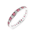 Natural Ruby and Diamond Full Eternity Ring 2.00Ct