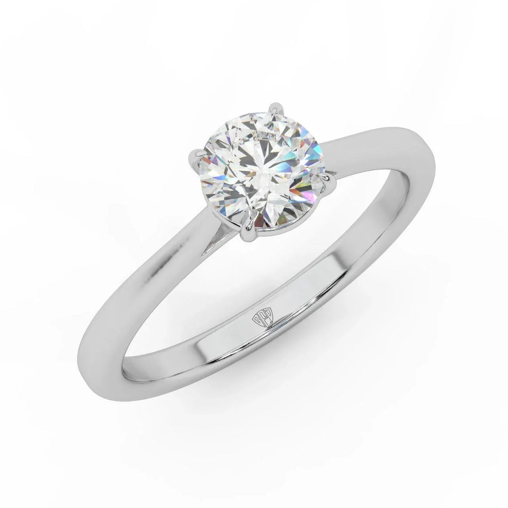 Special Deal ! GIA 0.30Ct-0.41Ct Round Diamond Solitaire Engagement Ring In Platinum