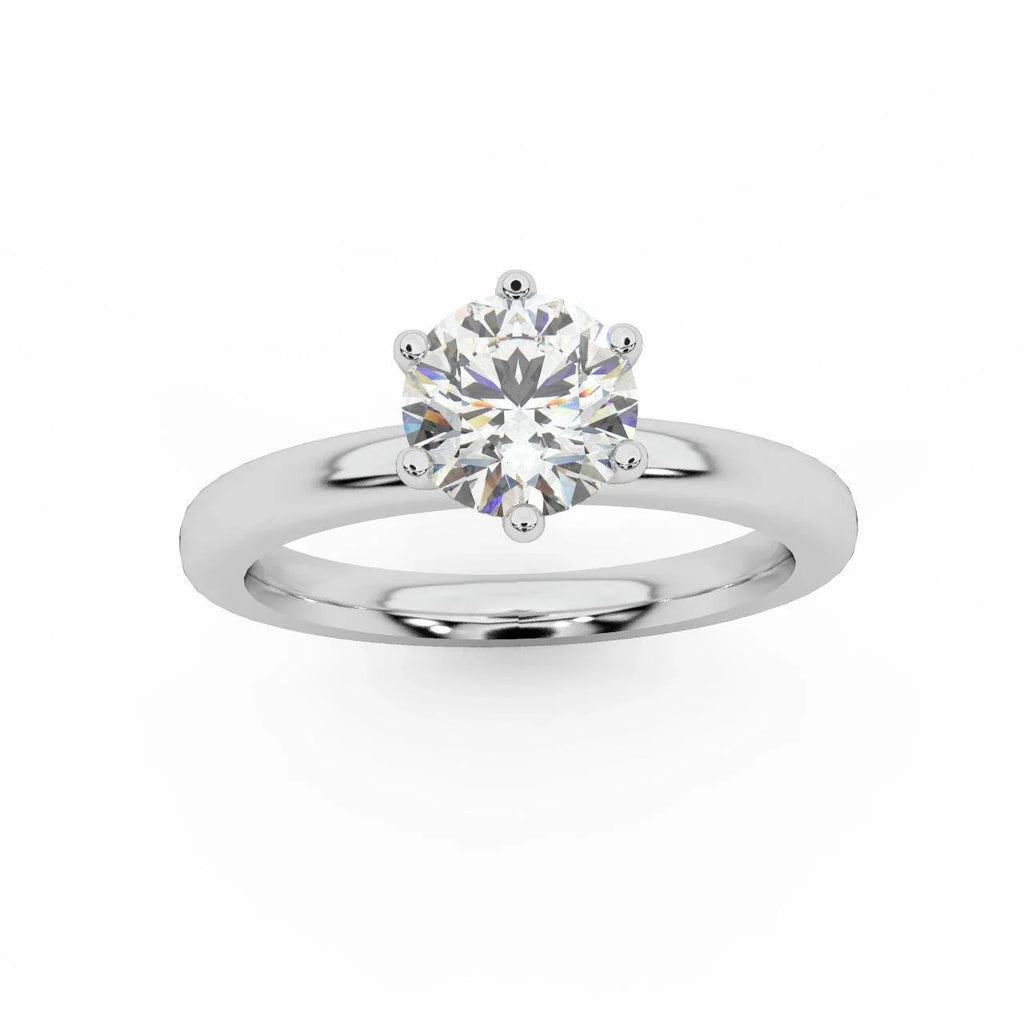 Comfort Fit Solitaire Engagement Ring 1.00ct E/VS
