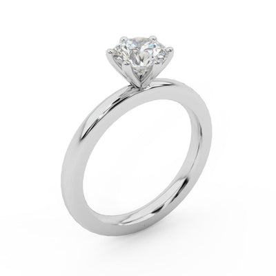 Comfort Fit Solitaire Engagement Ring 1.00ct E/VS