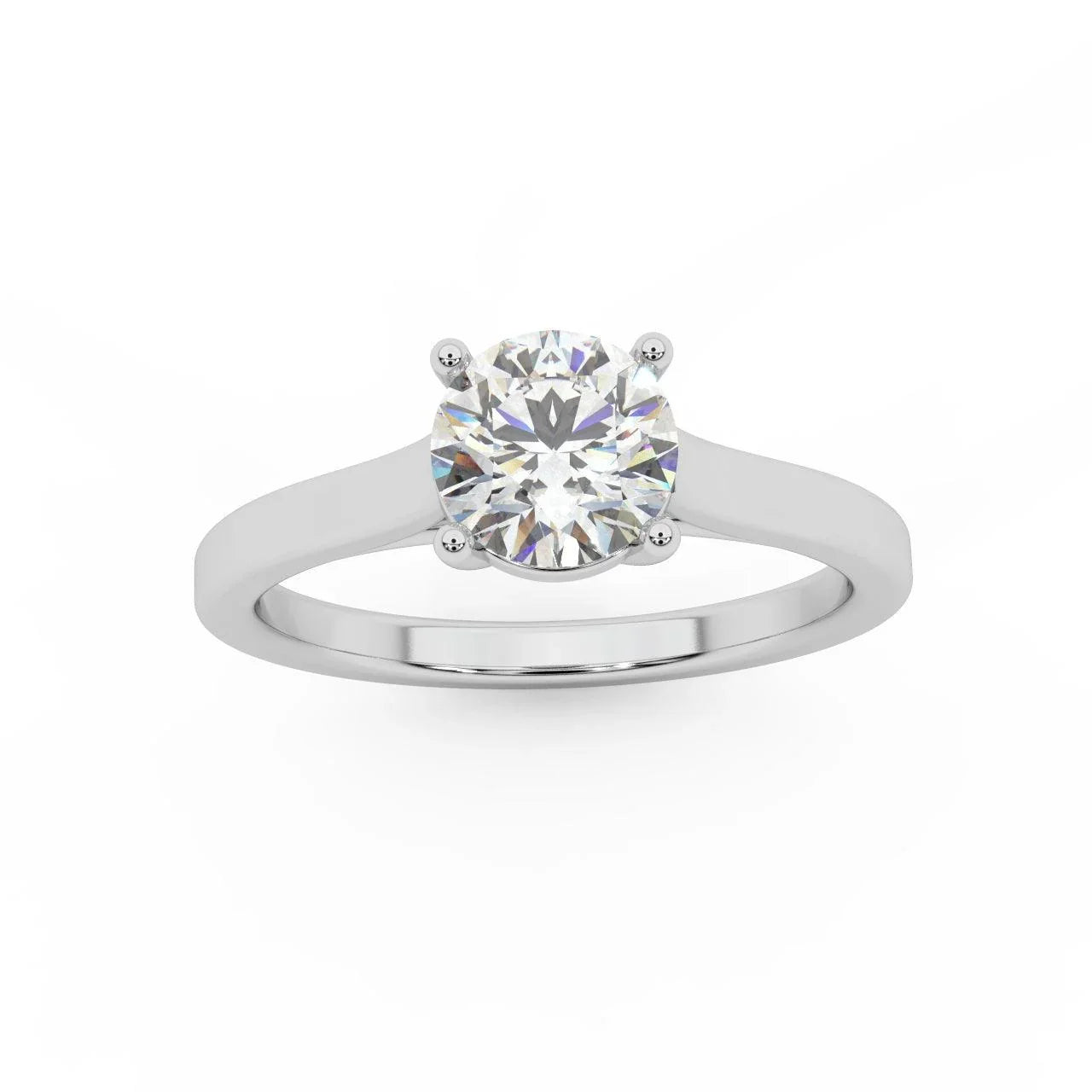Round Diamond Lucida Solitaire Engagement Ring 1.00ct E/VS