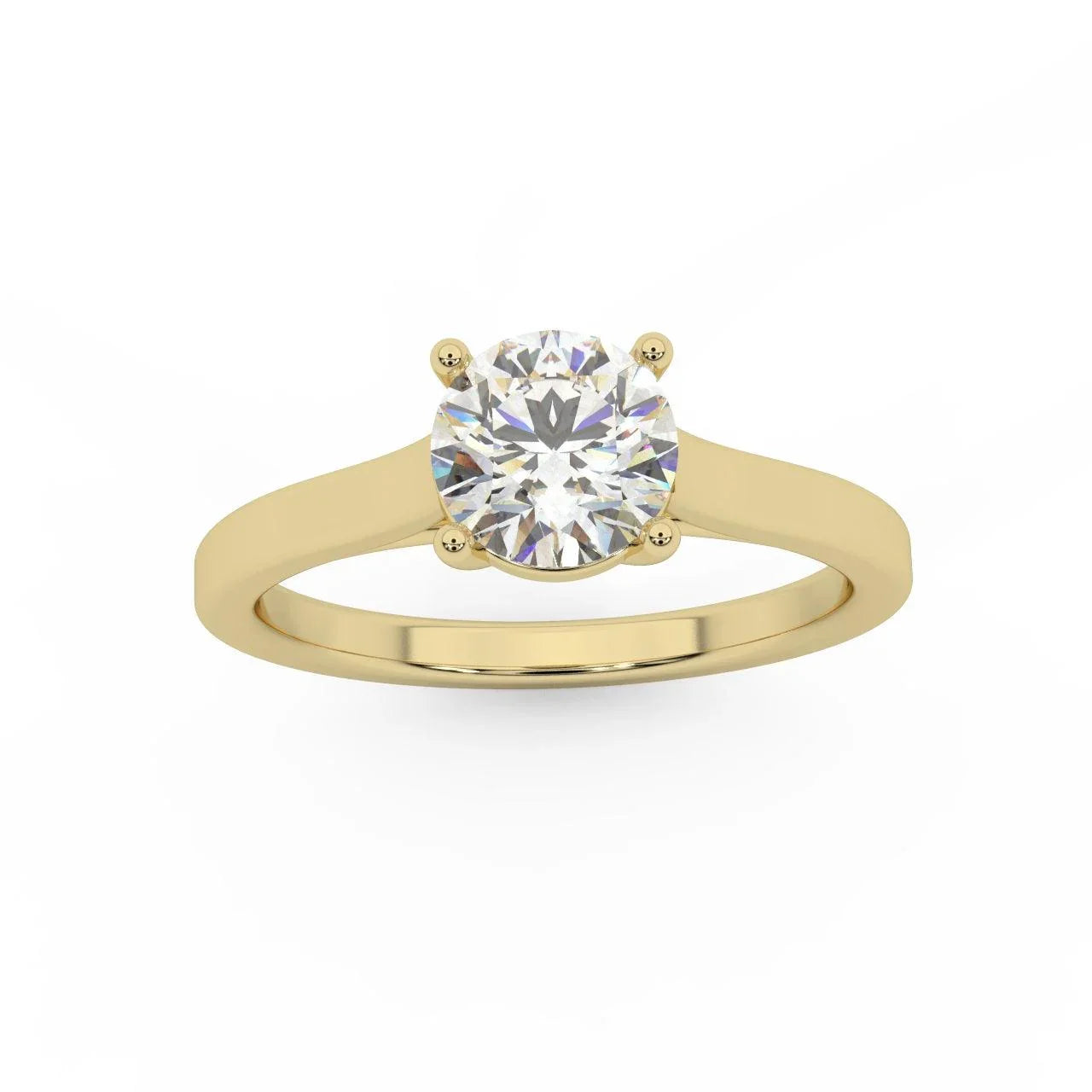 Round Diamond Lucida Solitaire Engagement Ring 1.00ct E/VS
