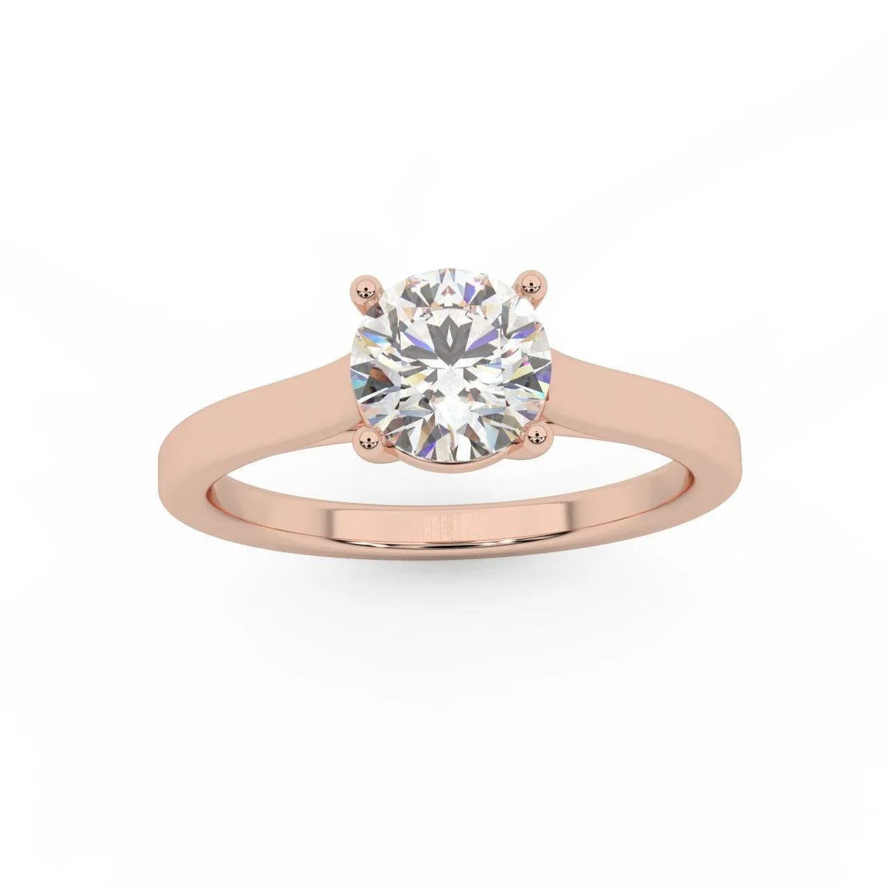 Round Diamond Lucida Solitaire Engagement Ring 1.00ct E/VS