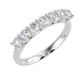 7 Diamond Eternity Ring in Platinum & Gold 0.50Ct D/VVS