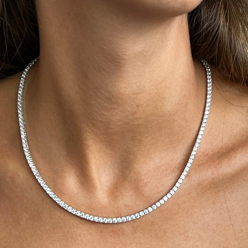 diamond necklace , lab grown diamonds necklace