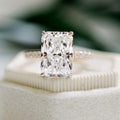 5.50Ct IGI LAB Radiant Diamond Engagement Ring Platinum - F/VS