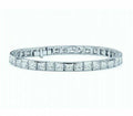 Princess Diamond Tennis Bracelet for Womens in 18k Gold F/VS 4.00ct - 12.00ct