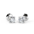 D/VS 0.40Carat Round Diamond Stud Earring for Women's in Platinum