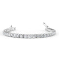 Round diamond tennis bracelet -amadadiamonds