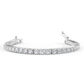 5.00Ct 100% Natural Round Diamond Tennis Bracelet in White / Yellow Gold