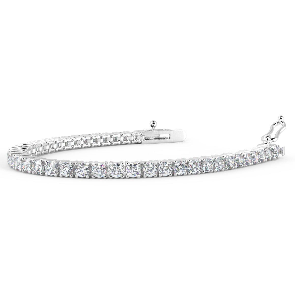 ROUND DIAMONDS TENNIS BRACELET - AMADADIAMONDS